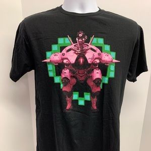 Blizzard Entertainment Overwatch D.Va  T-Shirt 
Size Medium Designed by Jinx